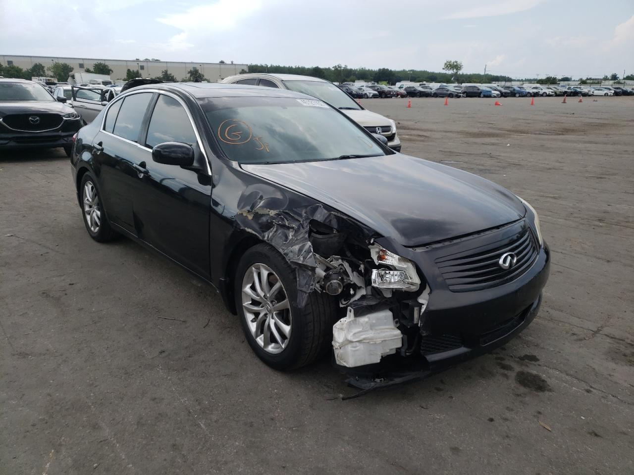 INFINITI G35 2008 with VIN JNKBV61E68M223606 - Photo from auction