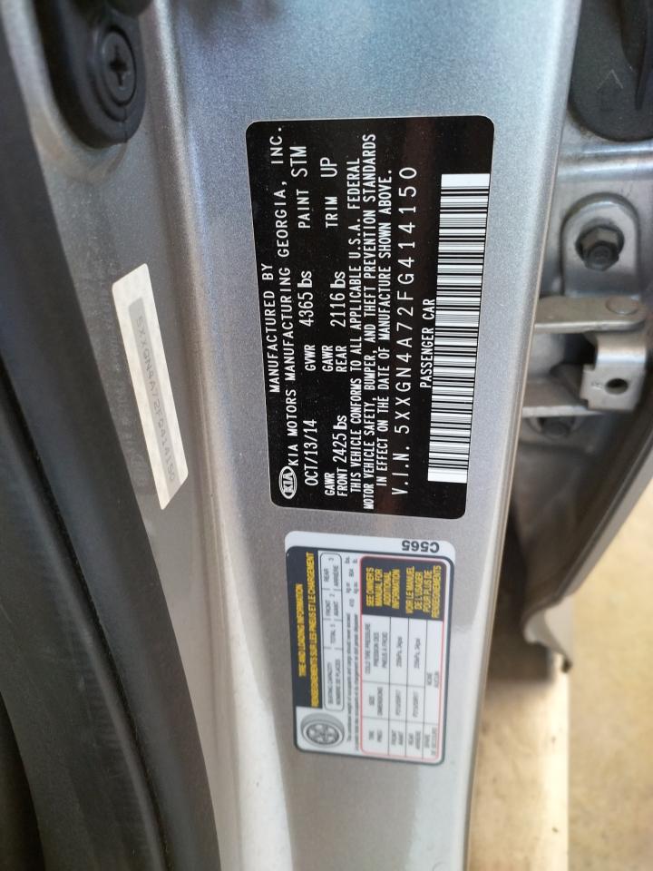 Photo 10 from auction – 2015 KIA OPTIMA EX with VIN 5XXGN4A72FG414150