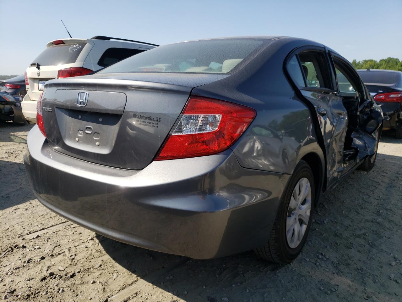 Photo 4 from auction – 2012 HONDA CIVIC LX with VIN 19XFB2F57CE350417