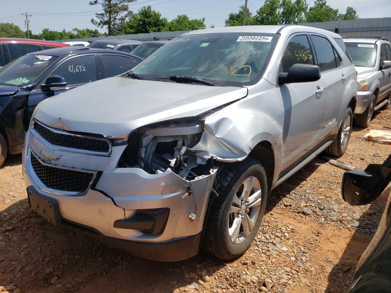 Photo 2 from auction – 2013 CHEVROLET EQUINOX LS with VIN 2GNALBEK8D6228317