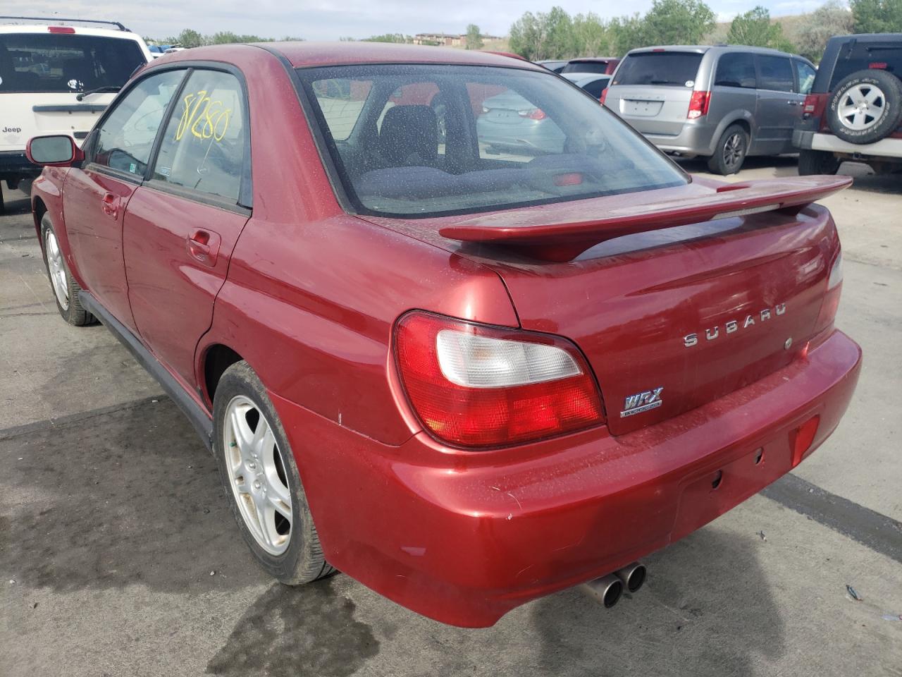 Photo 3 from auction – 2002 SUBARU IMPREZA WR with VIN JF1GD29632G526886