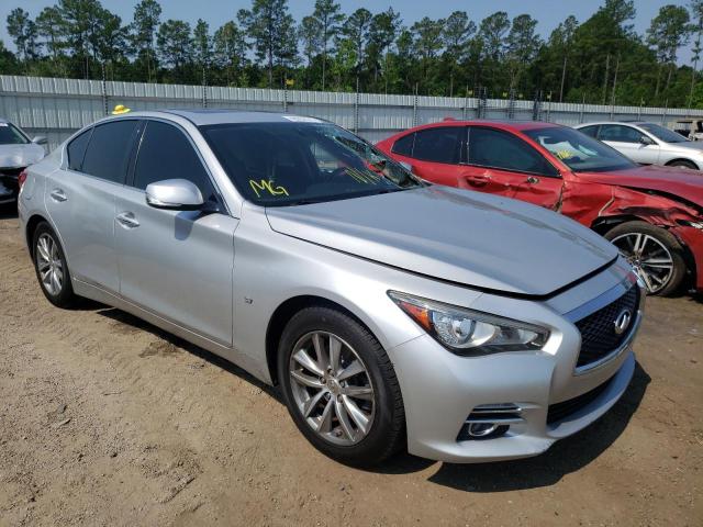 INFINITI Q50 BASE 2015 with VIN JN1BV7AR0FM391512 - Photo from auction