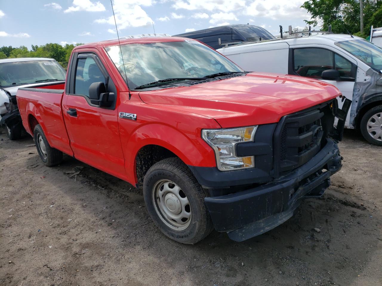 FORD F150 2016 with VIN 1FTMF1C84GKF76955 - Photo from auction
