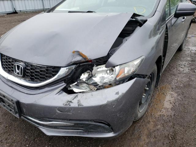 Photo 9 from auction – 2015 HONDA CIVIC LX with VIN 2HGFB2F57FH022814