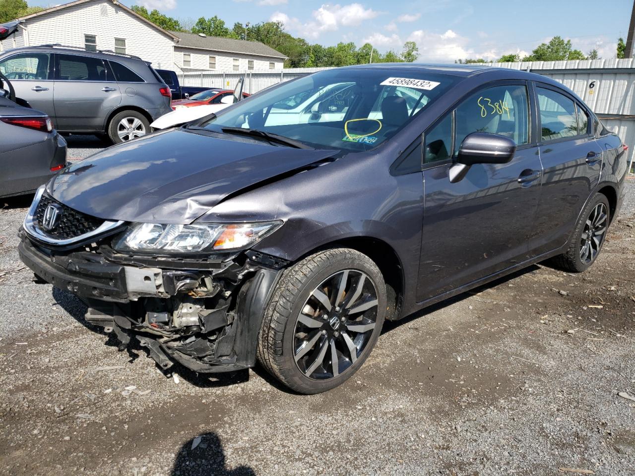 Photo 2 from auction – 2014 HONDA CIVIC EXL with VIN 19XFB2F95EE203616