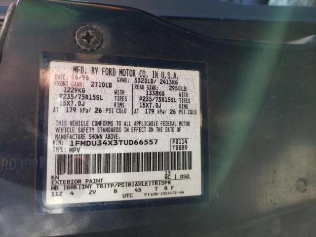Photo 10 from auction – 1996 FORD EXPLORER with VIN 1FMDU34X3TUD66557