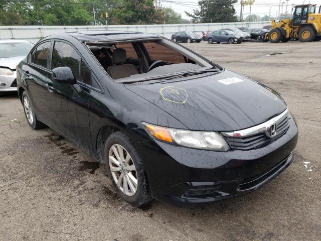 HONDA CIVIC EX 2012 with VIN 19XFB2F80CE382510 - Photo from auction