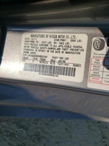 Photo 10 from auction – 2012 NISSAN 370Z BASE with VIN JN1AZ4EHXCM562181