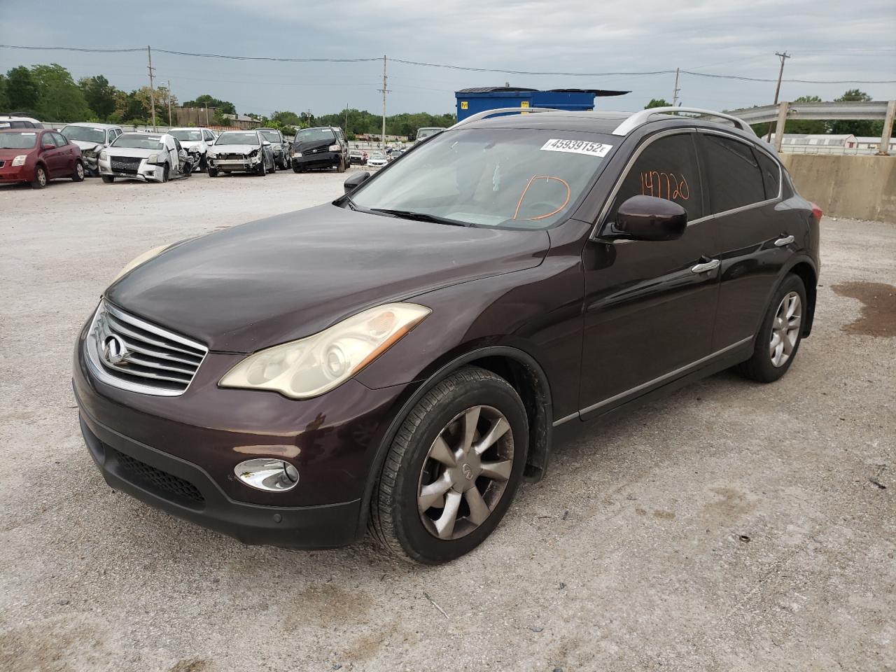 Photo 2 from auction – 2008 INFINITI EX35 BASE with VIN JNKAJ09F58M358822