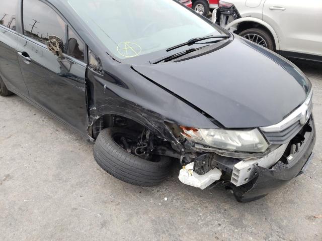 Photo 9 from auction – 2012 HONDA CIVIC LX with VIN 19XFB2F57CE340311