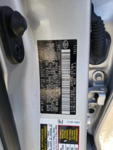 Photo 10 from auction – 2012 TOYOTA CAMRY BASE with VIN 4T1BF1FK7CU586145