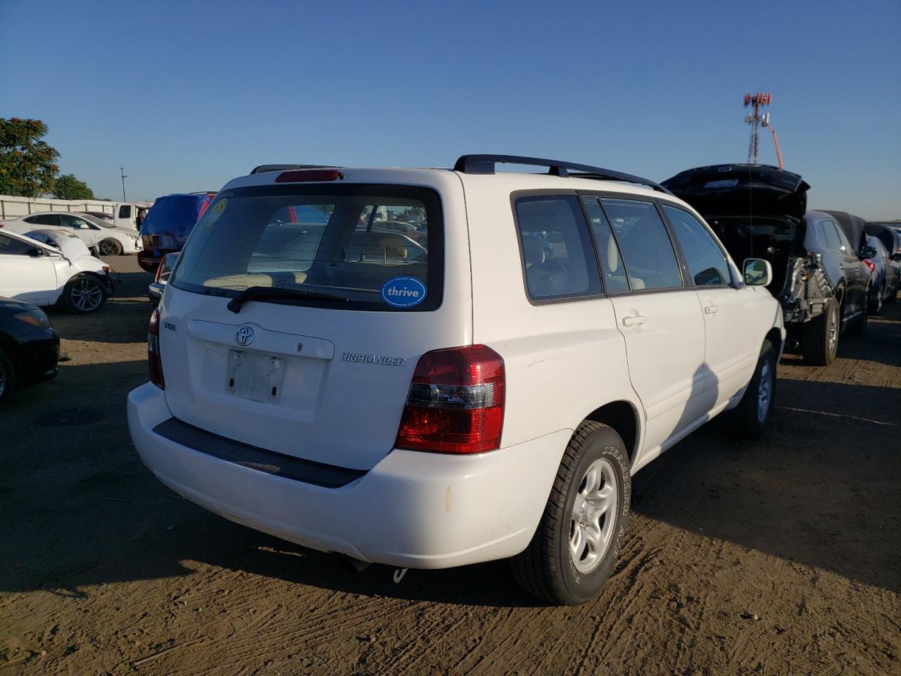 Photo 4 from auction – 2007 TOYOTA HIGHLANDER with VIN JTEGD21A670171332