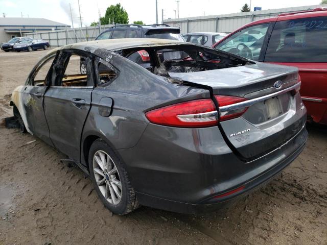 Photo 3 from auction – 2017 FORD FUSION SE with VIN 3FA6P0HD4HR167248