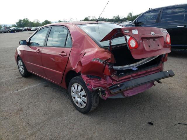 Photo 3 from auction – 2003 TOYOTA COROLLA CE with VIN 2T1BR32E33C079506