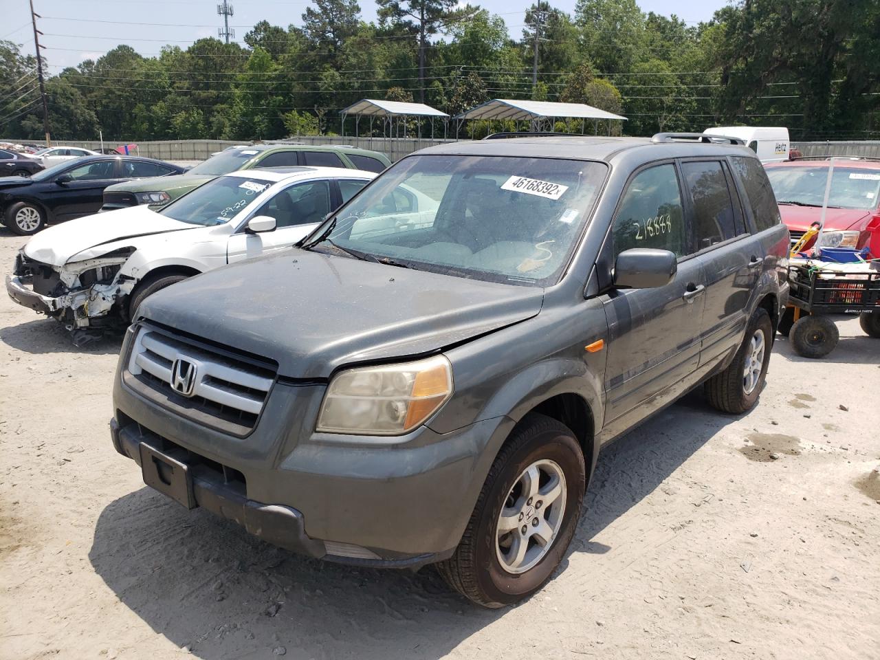 Photo 9 from auction – 2008 HONDA PILOT EXL with VIN 5FNYF28538B004585