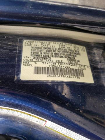 Zdjęcie 10 z aukcji – 2012 NISSAN VERSA S z VIN 3N1BC1CP8CK804738