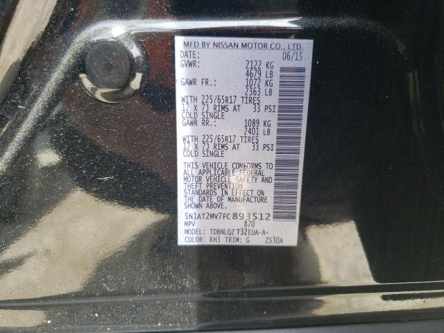 Photo 10 from auction – 2015 NISSAN ROGUE S with VIN 5N1AT2MV7FC893512