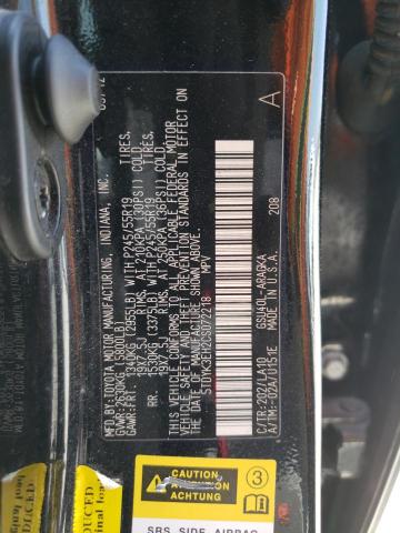 Photo 10 from auction – 2012 TOYOTA HIGHLANDER with VIN 5TDYK3EH2CS072218