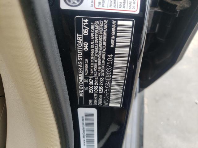 Photo 10 from auction – 2014 MERCEDES-BENZ E 350 with VIN WDDHF5KB4EB037504