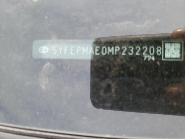 Photo 10 from auction – 2021 TOYOTA COROLLA LE with VIN 5YFEPMAE0MP232208