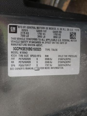 Photo 10 from auction – 2011 CHEVROLET SILVERADO with VIN 3GCPKSE30BG192025