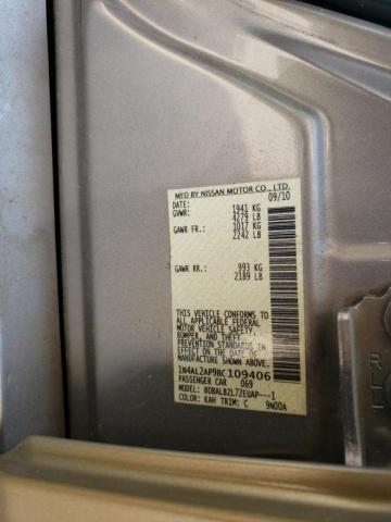 Photo 10 from auction – 2011 NISSAN ALTIMA BAS with VIN 1N4AL2AP9BC109406
