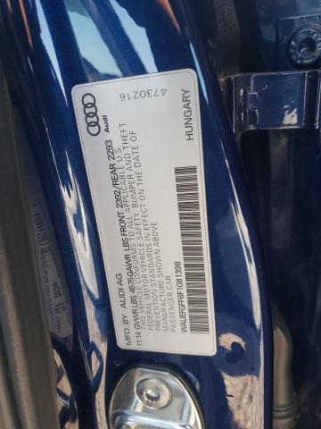 Photo 10 from auction – 2015 AUDI A3 PREMIUM with VIN WAUEFGFF6F1081398