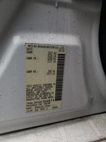 Photo 10 from auction – 2016 NISSAN ALTIMA 2.5 with VIN 1N4AL3AP1GN360874