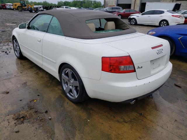 Photo 3 from auction – 2006 AUDI A4 QUATTRO with VIN WAUDT48H16K008113