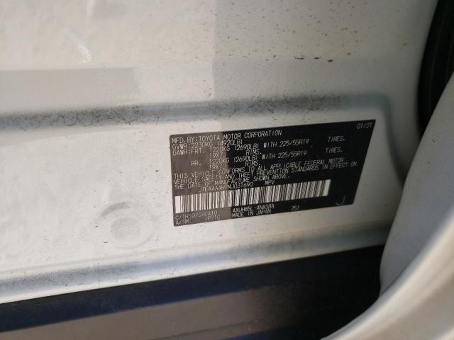 Photo 10 from auction – 2021 TOYOTA VENZA LE with VIN JTEAAAAH7MJ031690