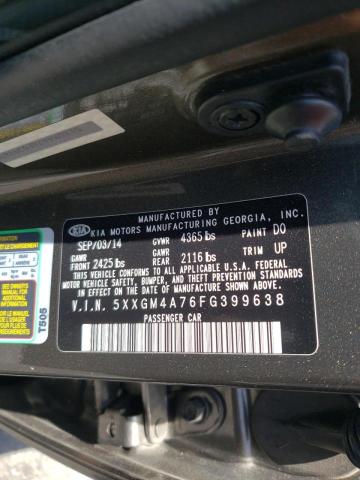 Photo 10 from auction – 2015 KIA OPTIMA LX with VIN 5XXGM4A76FG399638