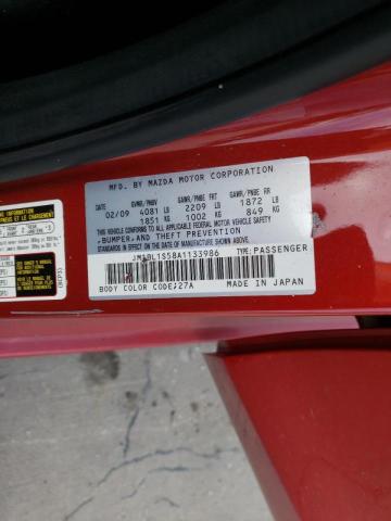 Photo 10 from auction – 2010 MAZDA 3 S with VIN JM1BL1S58A1133986