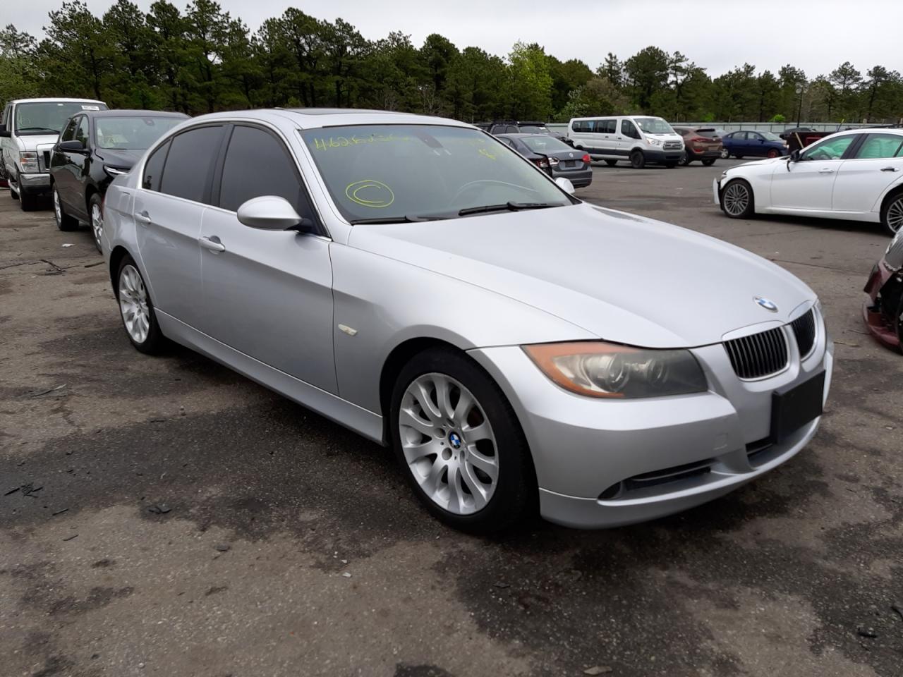 BMW 330 I 2006 with VIN WBAVB33546KR73840 - Photo from auction