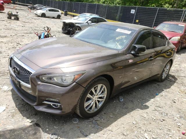 Photo 2 from auction – 2014 INFINITI Q50 BASE with VIN JN1BV7AR5EM698012
