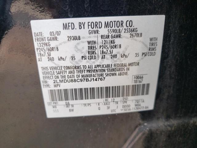 Photo 10 from auction – 2007 LINCOLN MKX with VIN 2LMDU88C97BJ14767