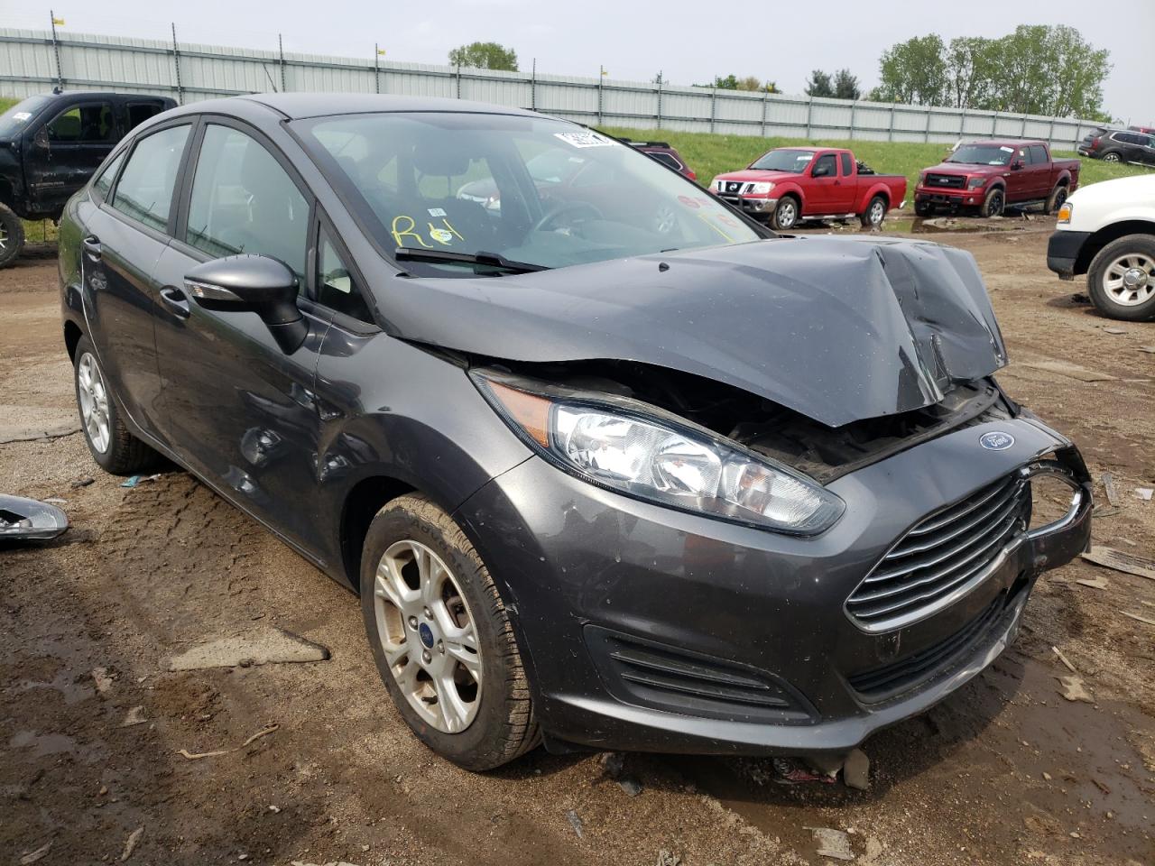 FORD FIESTA SE 2016 with VIN 3FADP4BJ2GM203706 - Photo from auction