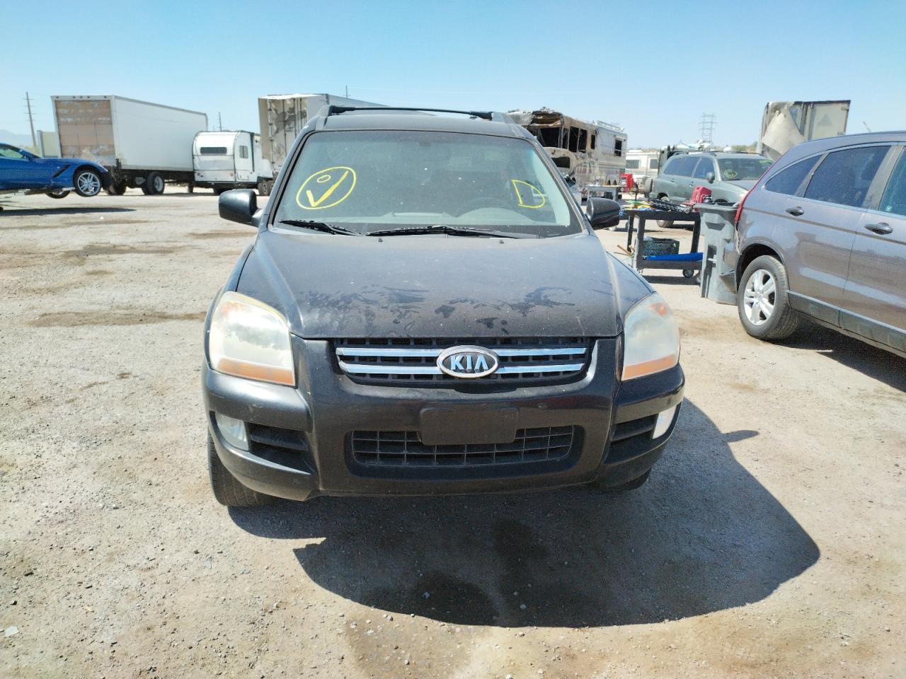 Photo 9 from auction – 2007 KIA SPORTAGE E with VIN KNDJF723177305799