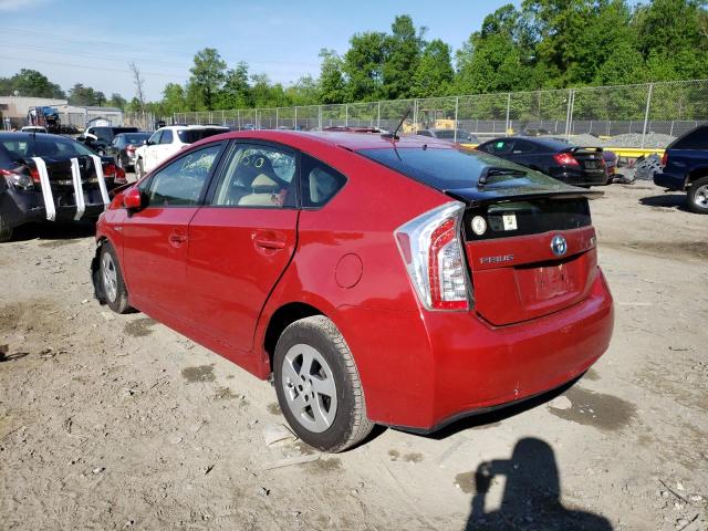 Photo 3 from auction – 2012 TOYOTA PRIUS with VIN JTDKN3DU7C5448719