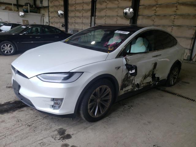 Photo 2 from auction – 2018 TESLA MODEL X with VIN 5YJXCAE2XJF139643