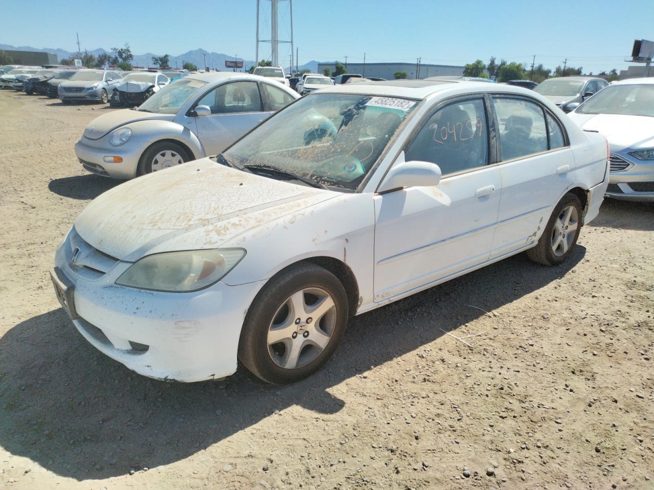 Photo 2 from auction – 2004 HONDA CIVIC EX with VIN 2HGES26714H514913