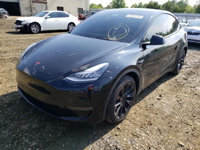 Photo 2 from auction – 2021 TESLA MODEL Y with VIN 5YJYGDEE9MF078410