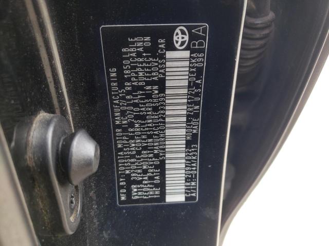 Photo 10 from auction – 2015 TOYOTA COROLLA L with VIN 5YFBURHE0FP283399