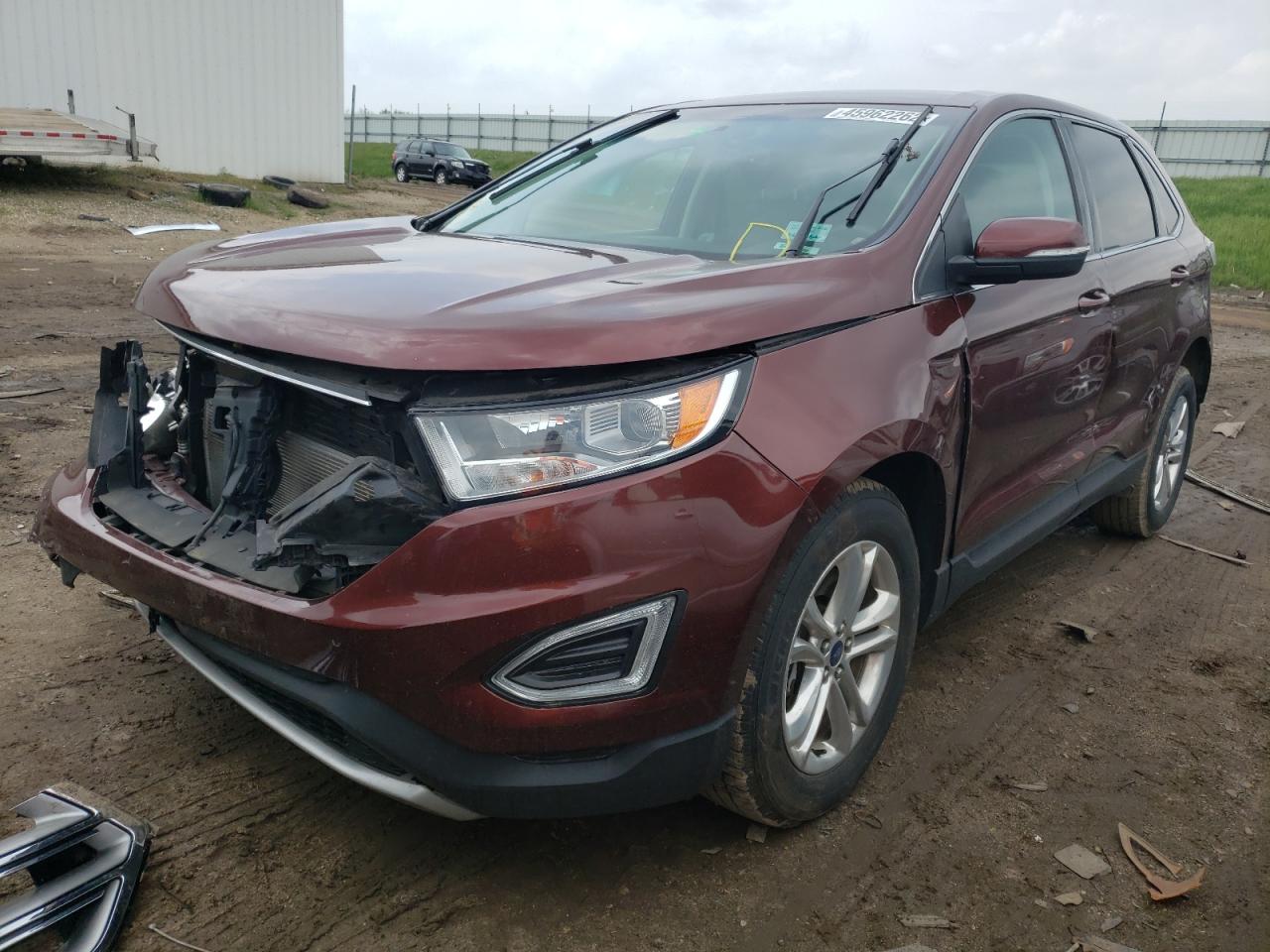 Photo 2 from auction – 2015 FORD EDGE SEL with VIN 2FMTK4J89FBB59878