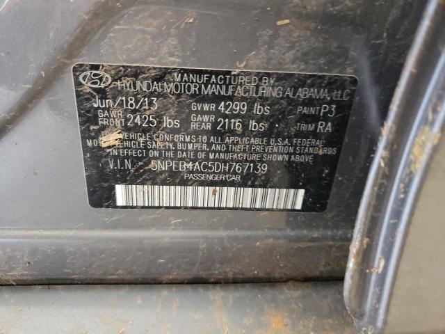 Photo 10 from auction – 2013 HYUNDAI SONATA GLS with VIN 5NPEB4AC5DH767139