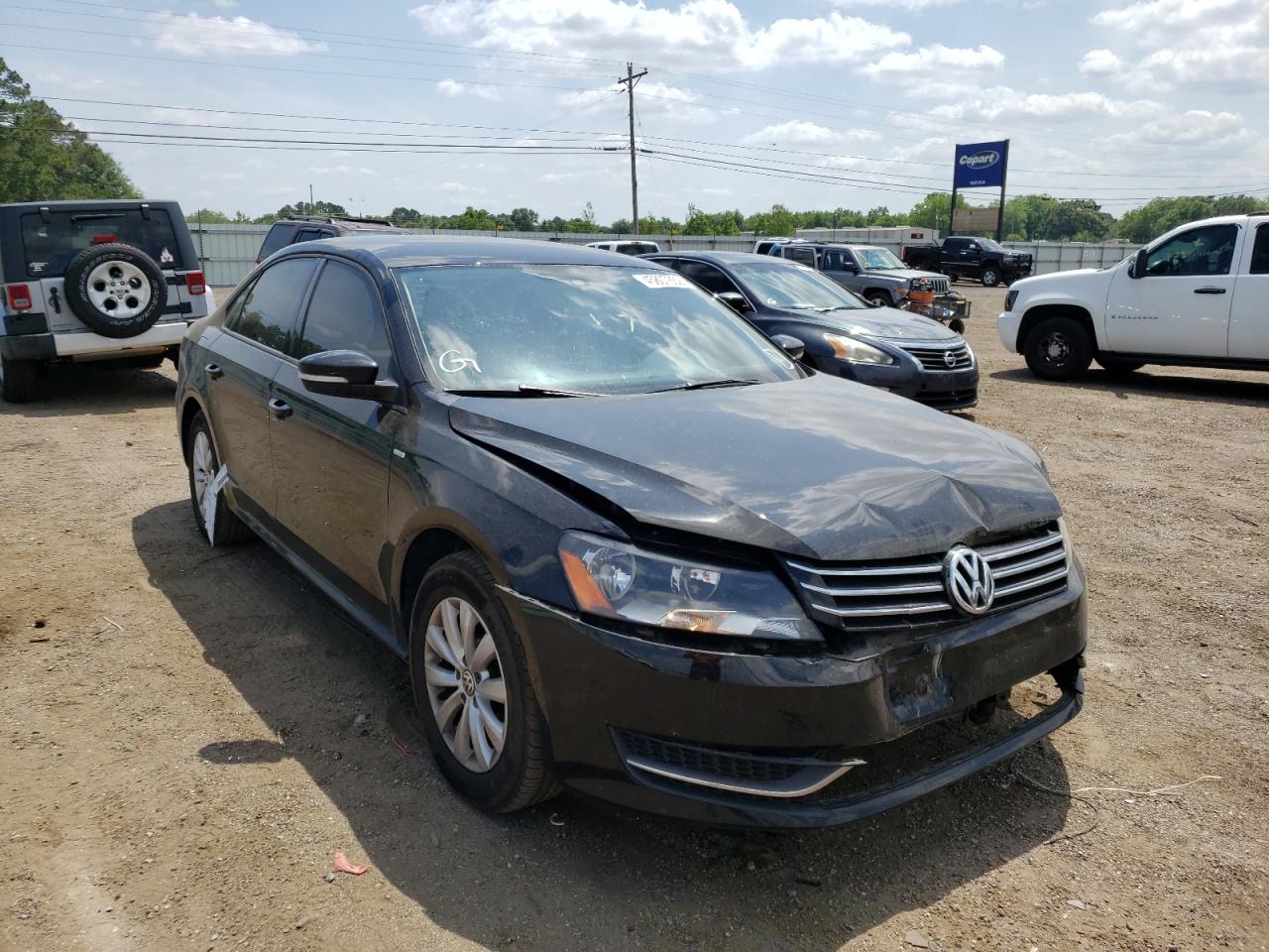 VOLKSWAGEN PASSAT S 2014 with VIN 1VWAS7A34EC092071 - Photo from auction