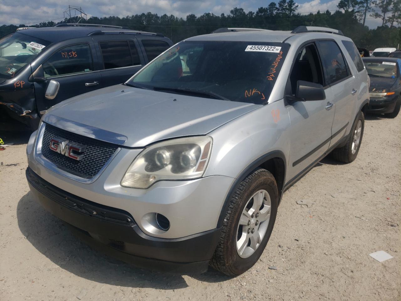 Photo 2 from auction – 2010 GMC ACADIA SL with VIN 1GKLRKED9AJ227553