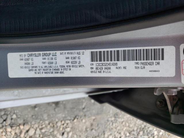 Photo 10 from auction – 2013 CHRYSLER 200 LIMITE with VIN 1C3CCBCG2DN510209