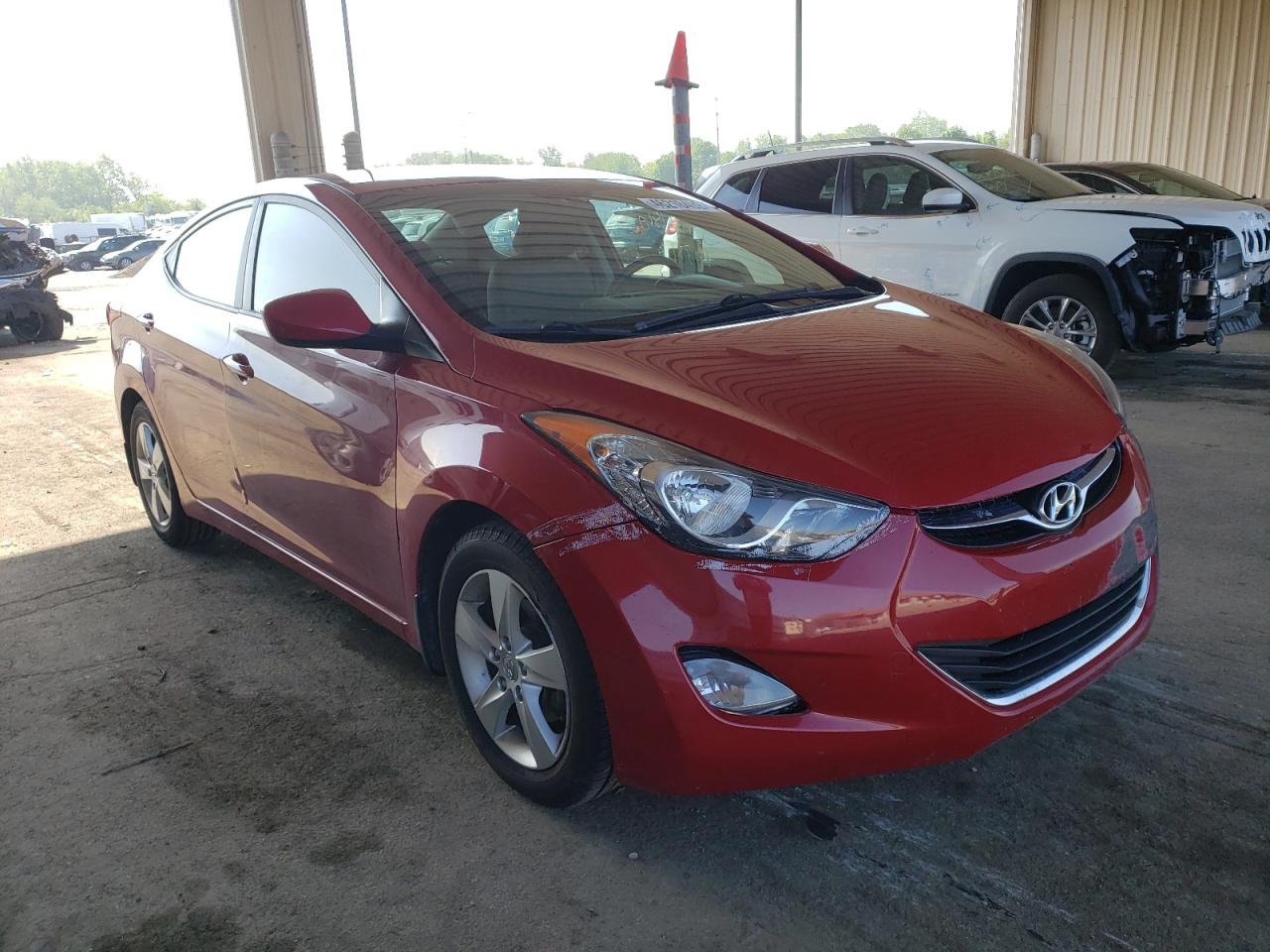 HYUNDAI ELANTRA GL 2013 with VIN KMHDH4AE2DU938121 - Photo from auction