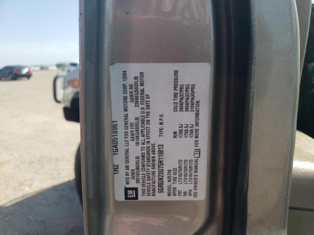 Photo 10 from auction – 2005 HUMMER H2 with VIN 5GRGN23U75H119813
