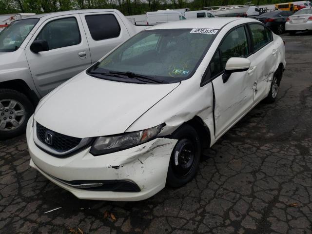 Photo 2 from auction – 2015 HONDA CIVIC LX with VIN 19XFB2F54FE260713